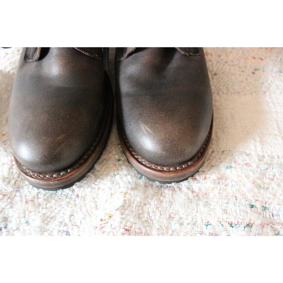 Freebird by Steven Brown Cavalier Heeled Leather Boots Size 8 - Picture 5 of 7